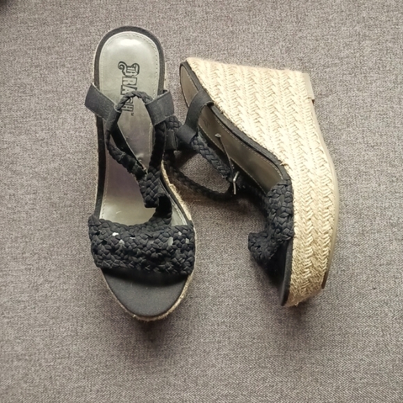 Y2k wedge heels size 8 - Picture 1 of 5